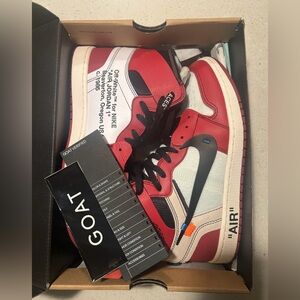 Men’s Off-White x Air Jordan 1 Retro High OG 'Chicago'.